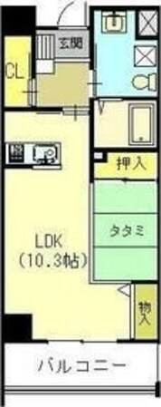 ロハス江坂の物件間取画像